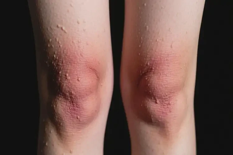 女生小腿上偶尔起湿疹能靠自己自愈吗(图2)