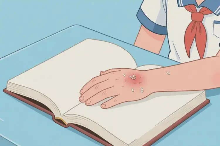 中學生手上長濕疹不管它會自己痊愈嗎(圖3)