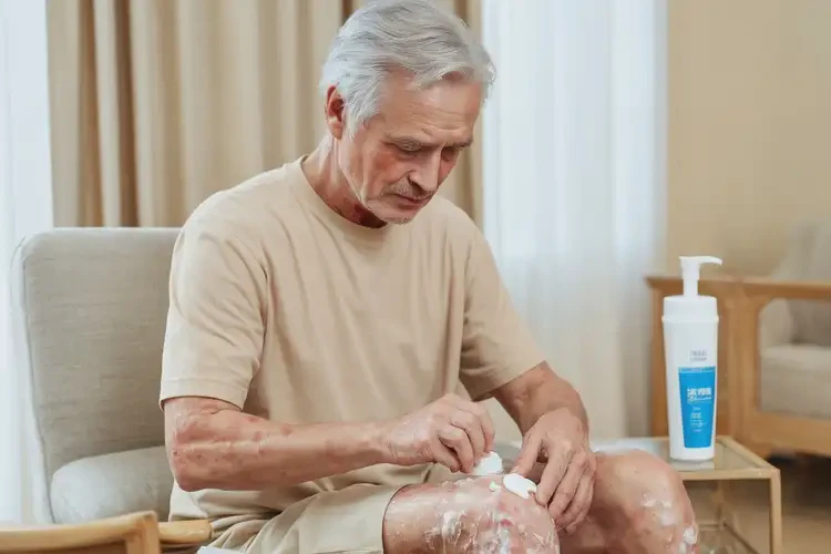 老人大腿有濕疹能夠徹底治愈嗎(圖2)