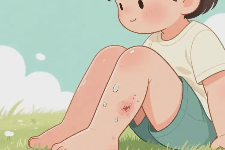 兒童大腿上偶爾長濕疹不管它會自己好嗎(圖2)