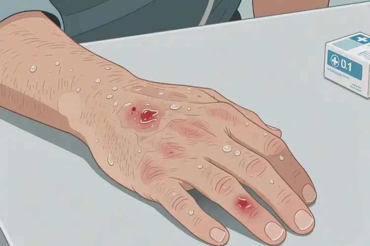 男人手上容易起濕疹能夠徹底治愈嗎(圖2)