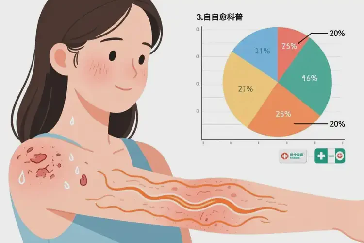 女性手臂有濕疹不管它會(huì)自己自愈嗎(圖3)