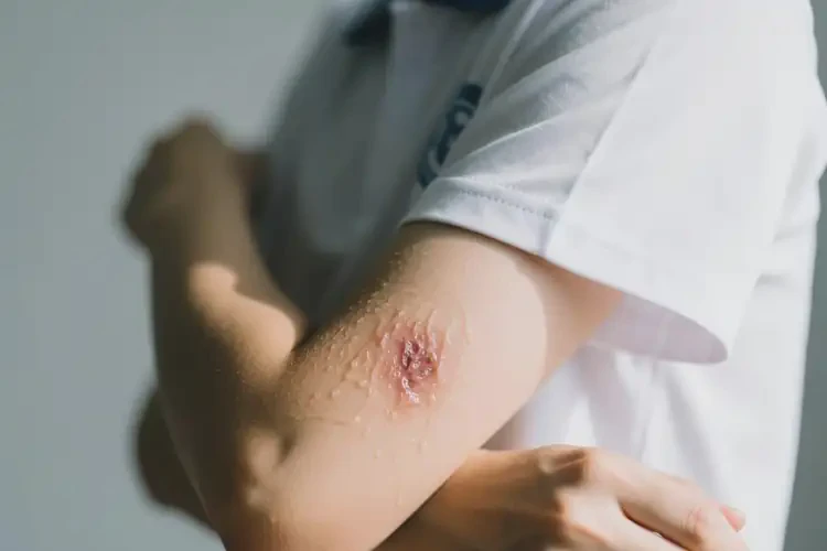 中學生手臂上出濕疹可不可以徹底自愈(圖2)