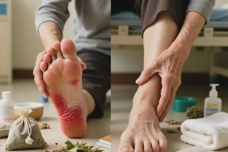 高齡老人腳上出濕疹能夠徹底治愈嗎(圖1)