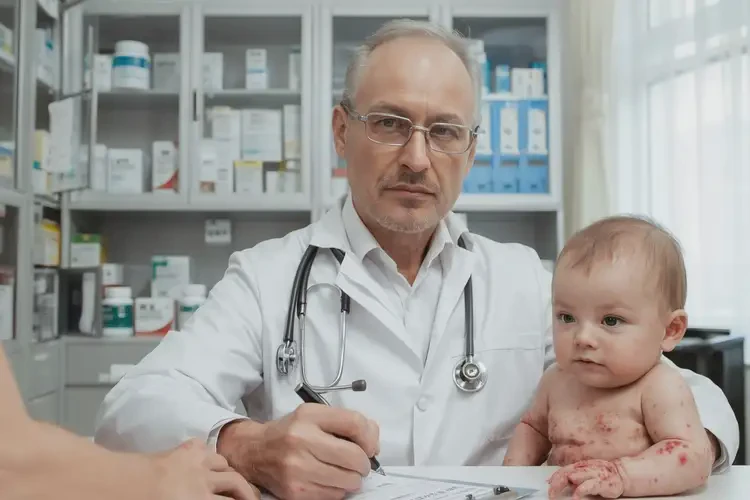 婴幼儿手臂有湿疹可以彻底自愈吗(图2)