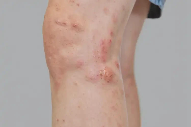 中學(xué)生大腿上出現(xiàn)濕疹不管它會自己好嗎(圖3)