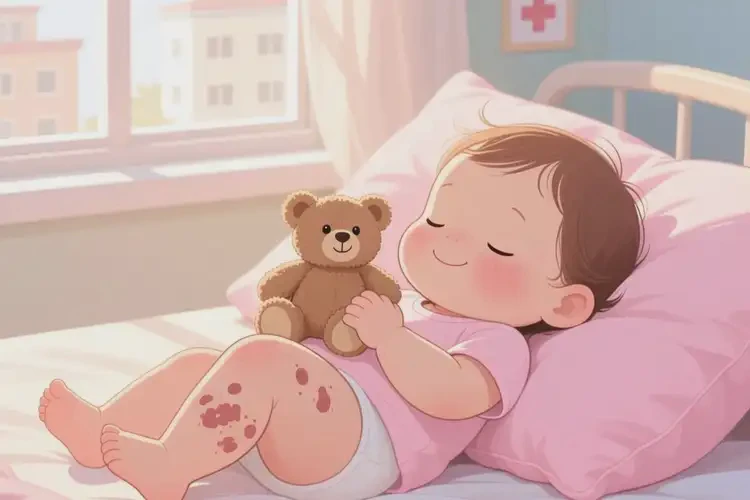 幼兒小腿上偶爾起濕疹能徹底自愈嗎(圖2)