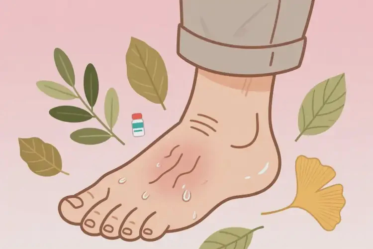 老人腳上容易起濕疹不管它會自己痊愈嗎(圖1)