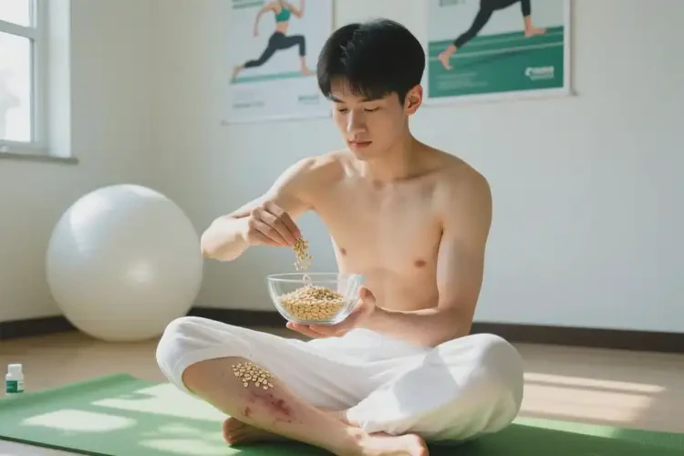 大學生大腿上長濕疹不管它會自己痊愈嗎(圖1)