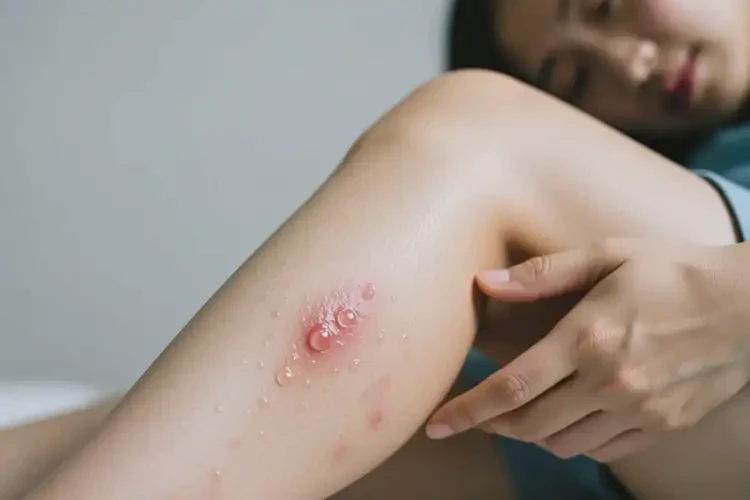 產(chǎn)婦小腿上偶爾起濕疹不管它會(huì)自己自愈嗎(圖2)