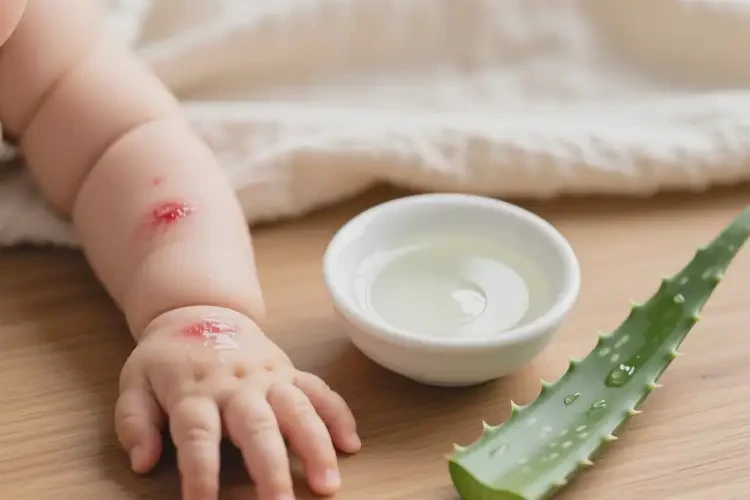 嬰兒手臂上長濕疹不管它會自己好嗎(圖1)