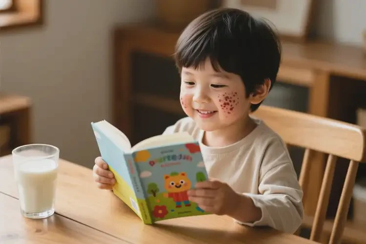 兒童臉上出濕疹能夠徹底治愈嗎(圖1)