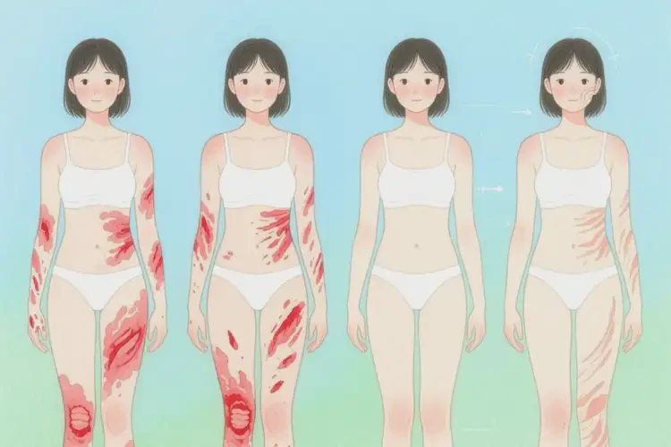 女性全身出濕疹不管它會自己自愈嗎(圖2)