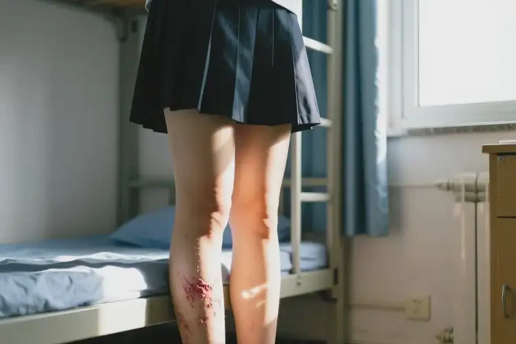 大學生小腿長濕疹不管它會自己痊愈嗎(圖3)