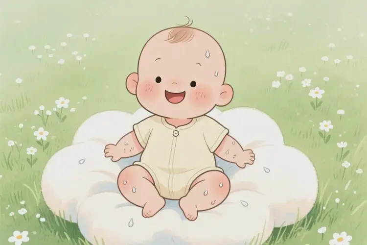 新生兒身上容易長濕疹不管它會自己好嗎(圖2)