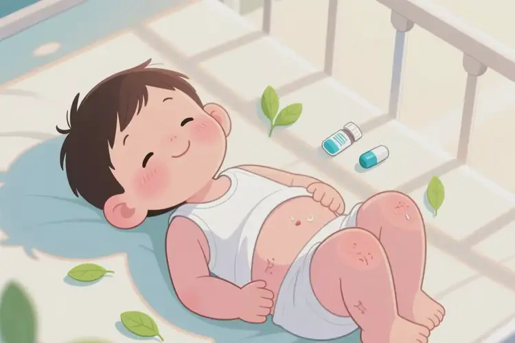 兒童肚子上有濕疹能徹底自愈嗎(圖4)