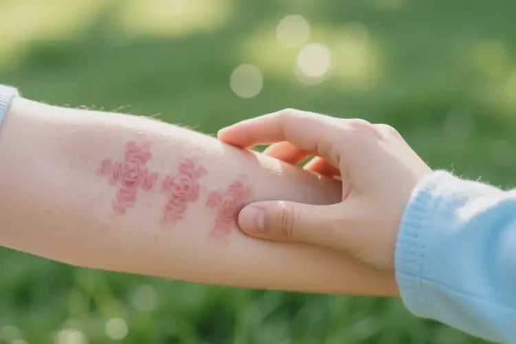 小學(xué)生手臂上容易起濕疹能夠徹底治愈嗎(圖1)