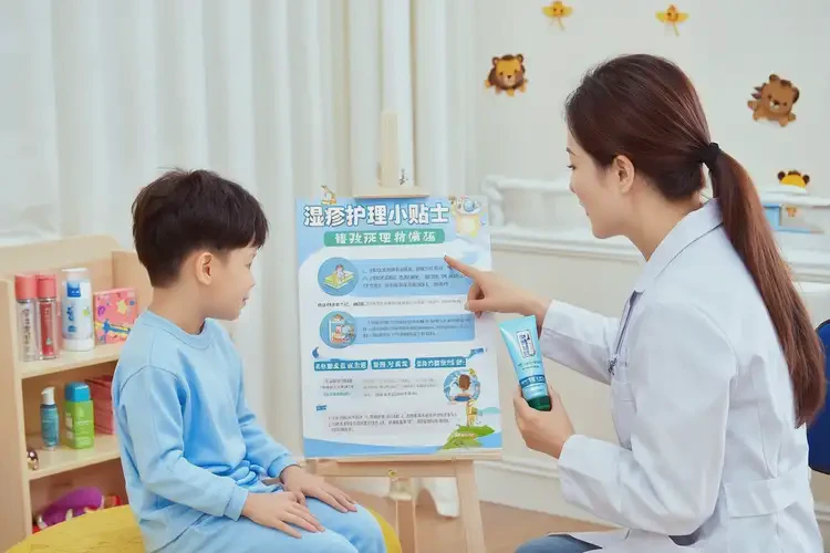 小孩身上出濕疹能徹底自愈嗎(圖1)