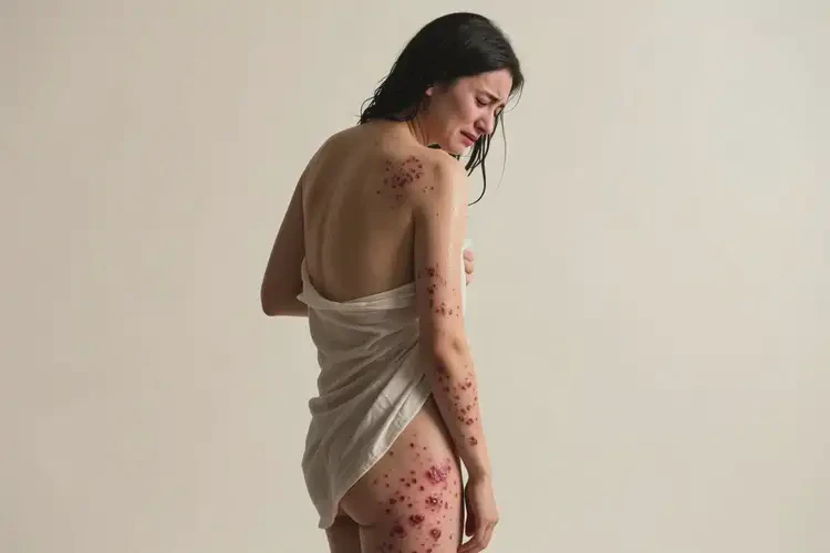 女人全身長濕疹不管它會自己自愈嗎(圖3)