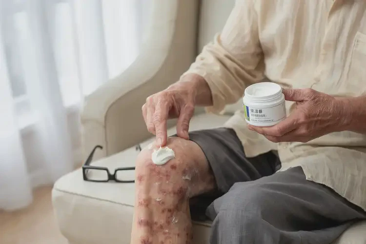 老人大腿上有濕疹可不可以徹底自愈(圖2)