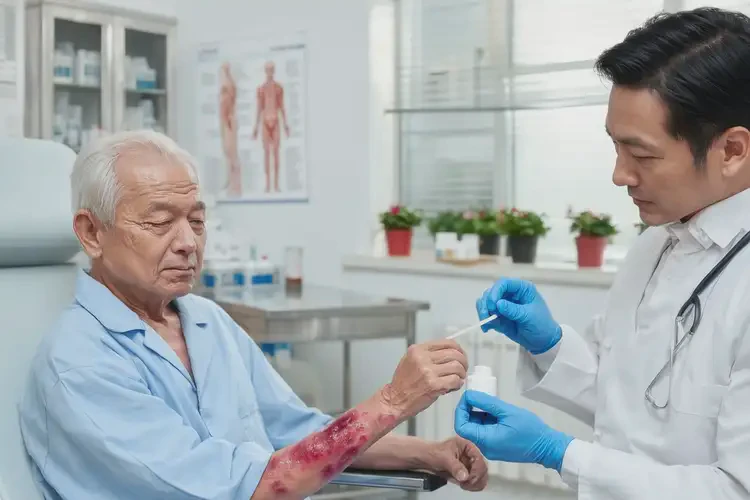 老人身上容易長濕疹不管它會自己自愈嗎(圖3)