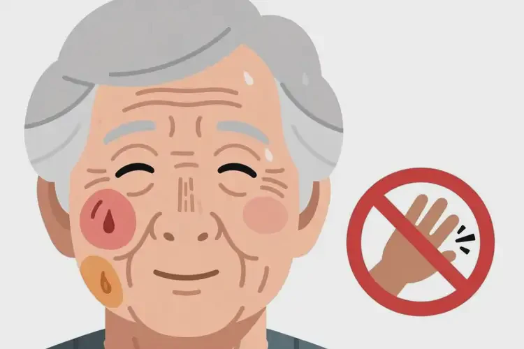 老年人面部有濕疹能徹底自愈嗎(圖2)