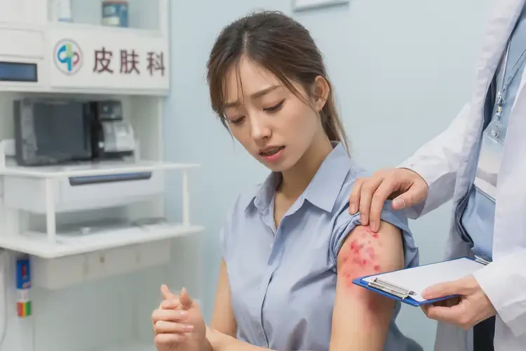 女性手臂上出現(xiàn)濕疹可不可以徹底自愈(圖4)