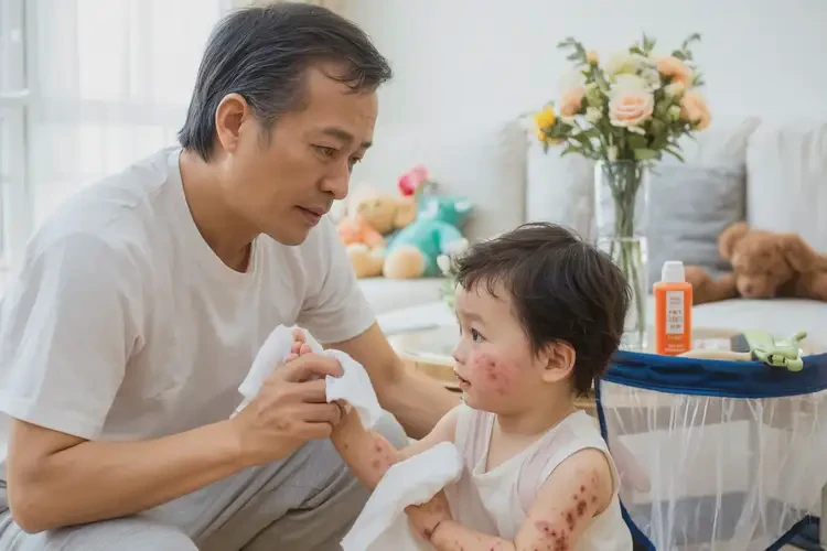 幼兒大腿上容易長濕疹能徹底自愈嗎(圖1)