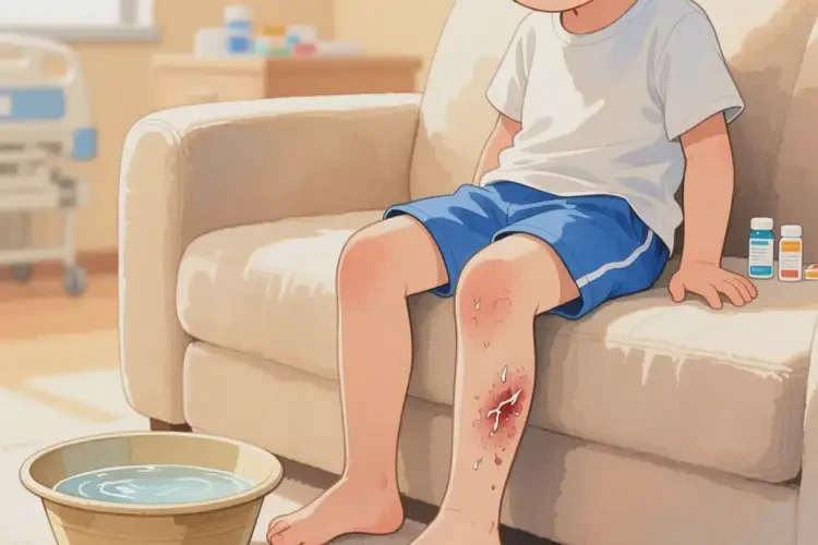 儿童小腿经常起湿疹能彻底自愈吗(图1)