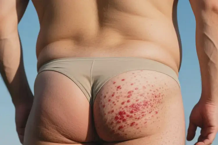 男性屁股经常长湿疹可以彻底自愈吗(图1)