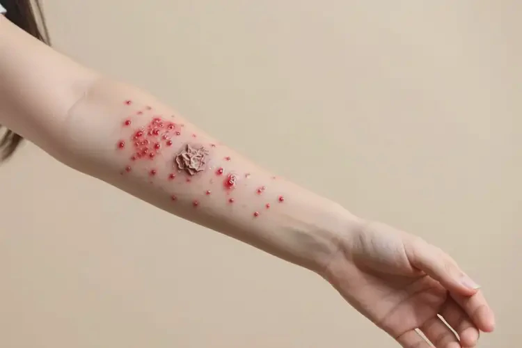 女生身上經常長濕疹能夠徹底治愈嗎(圖1)