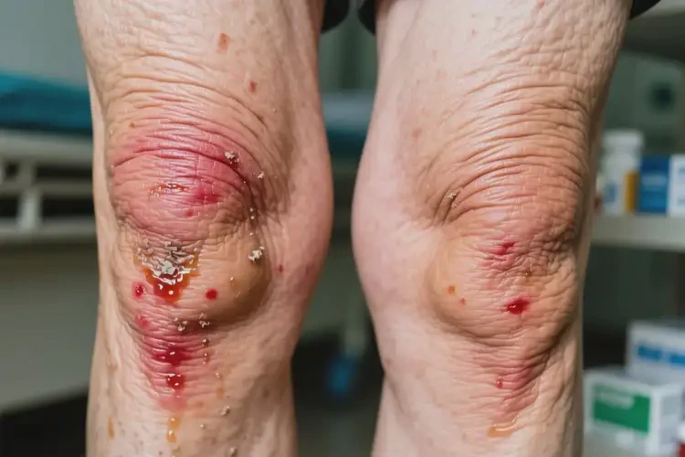 老年人大腿上偶爾起濕疹不管它會自己痊愈嗎(圖4)