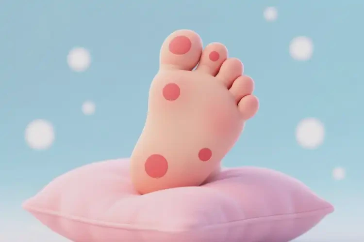 幼兒腳上偶爾長濕疹不管它會自己好嗎(圖2)