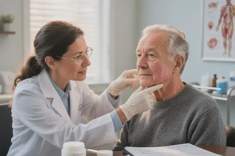 高齡老人面部偶爾起濕疹能不能徹底自愈(圖2)