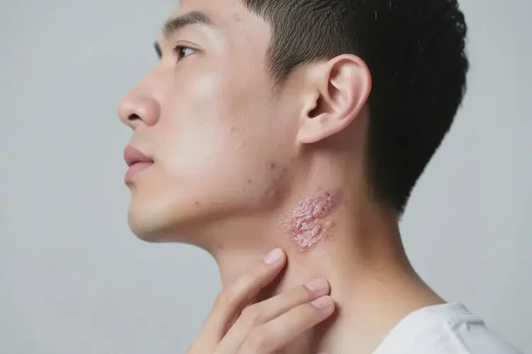 男人脖子經(jīng)常起濕疹不管它會自己自愈嗎(圖3)