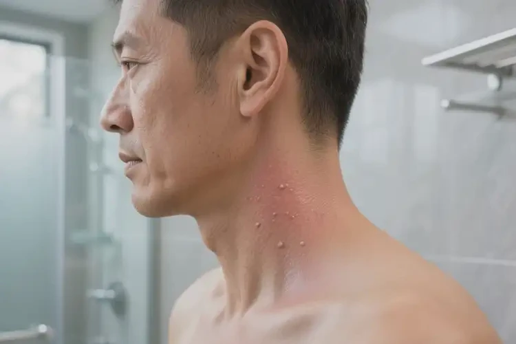 男性脖子上容易長濕疹不管它會自己痊愈嗎(圖4)