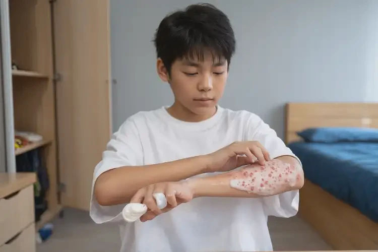 青少年手臂經(jīng)常長濕疹能夠徹底治愈嗎(圖2)