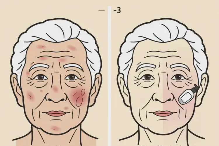 老年人面部有濕疹能徹底自愈嗎(圖4)