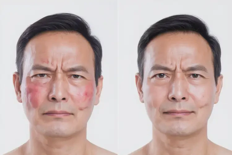 男生臉上偶爾長(zhǎng)濕疹可不可以徹底自愈(圖2)