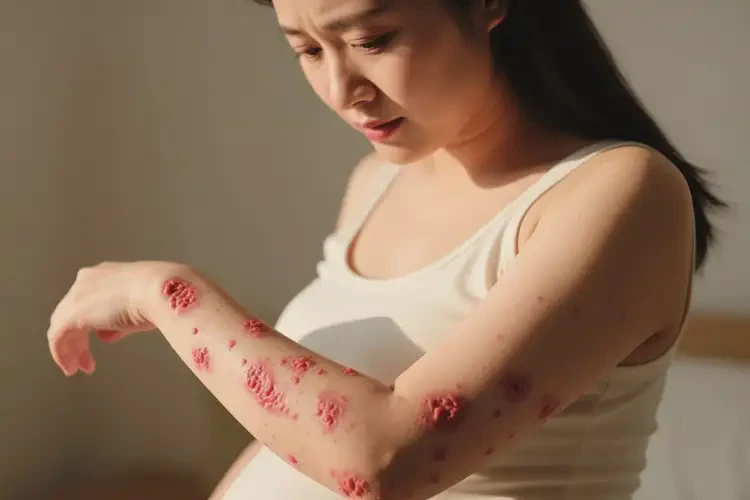 孕妇手臂容易长湿疹不管它会自己痊愈吗(图2)