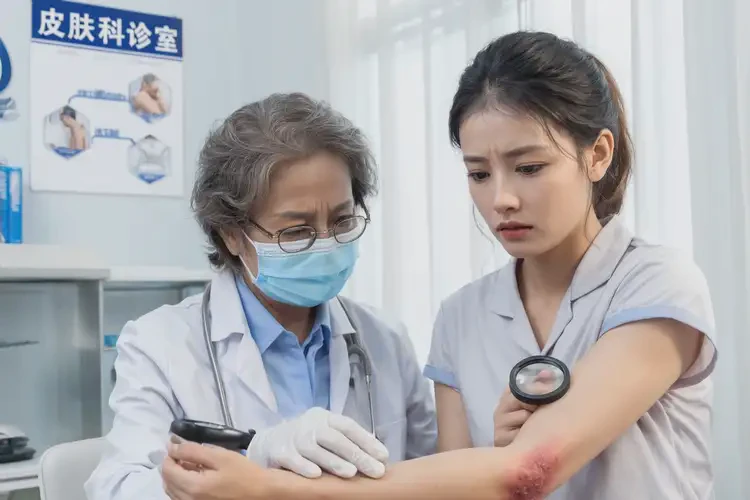 女性四肢長(zhǎng)濕疹能夠徹底治愈嗎(圖4)