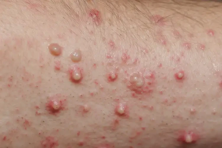 男人身上起濕疹不管它會(huì)自己痊愈嗎(圖4)