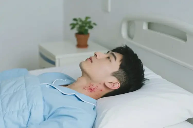 青年人脖子上起濕疹能不能徹底自愈(圖2)