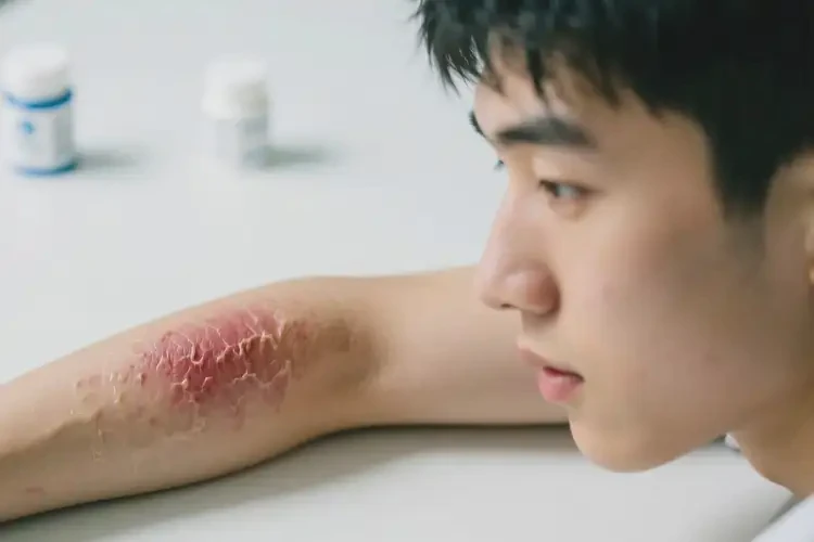 男生手臂長(zhǎng)濕疹可以徹底自愈嗎(圖4)