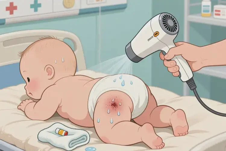 嬰兒屁股上經(jīng)常起濕疹能夠徹底治愈嗎(圖1)