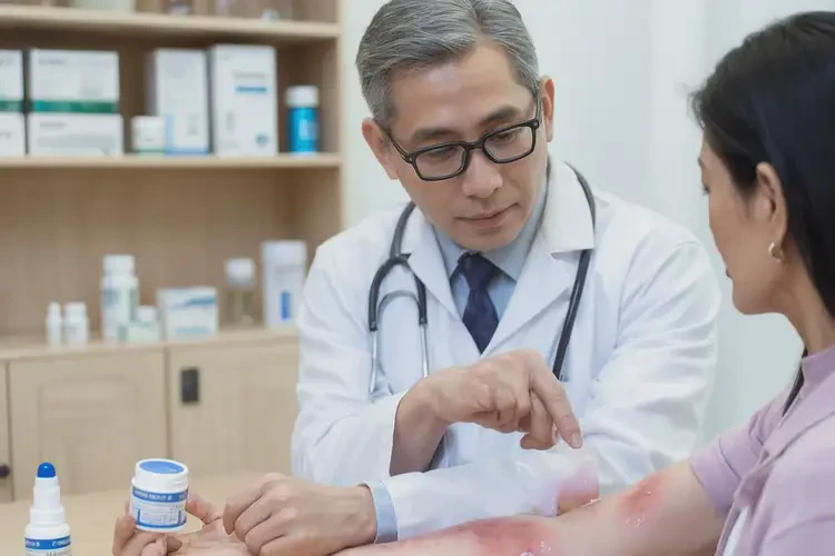 女人手上出濕疹不管它會(huì)自己自愈嗎(圖2)