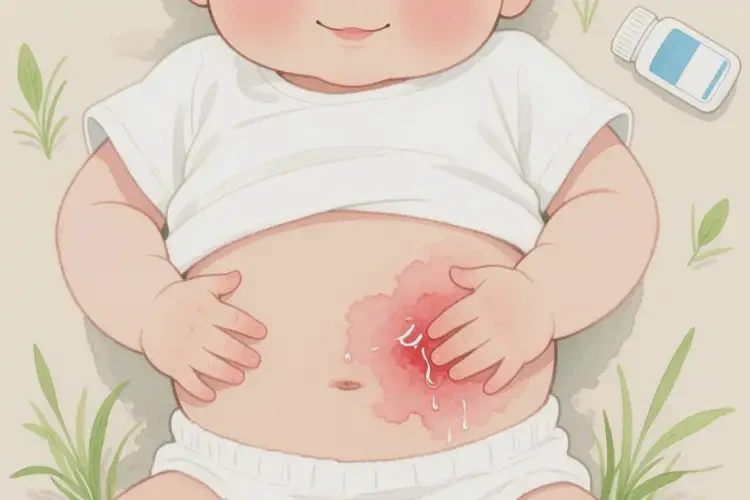 小兒肚子有濕疹可以徹底自愈嗎(圖1)