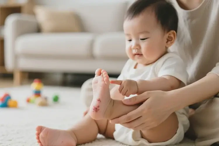 嬰幼兒四肢偶爾長濕疹能夠徹底治愈嗎(圖2)