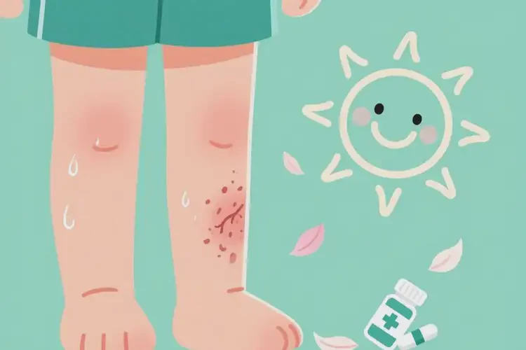 少儿大腿容易起湿疹能彻底自愈吗(图1)