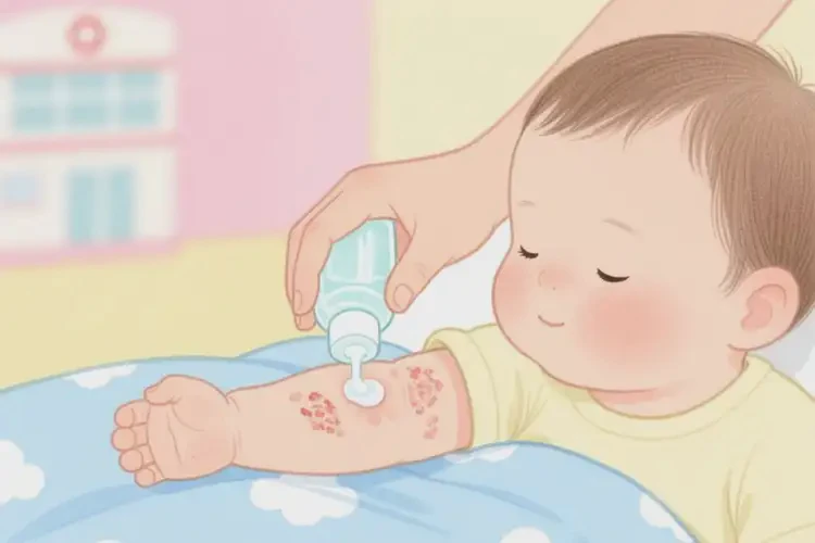 幼兒手臂上起濕疹不管它會(huì)自己痊愈嗎(圖4)